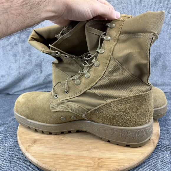 McRae Footwear Boots Mens Size 11.5R Brown Suede Combat Military Vibram Lace Up main image 10